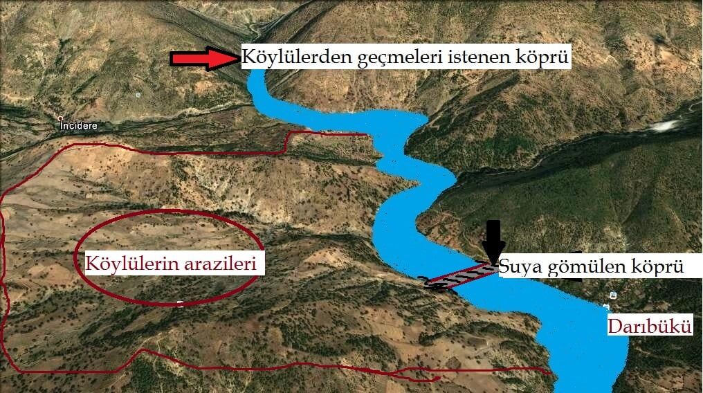 Köprüsünü Yitiren Köylülere Ait Araziler