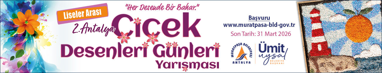 2. Antalya Çiçek Desenleri 1300X250