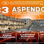 33. Uluslararası Aspendos Opera ve Bale Festivali başlıyor
