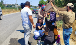 Aksu Belediyesi'nden yaralı vatandaşa ilk müdahale