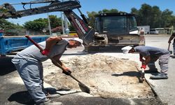 Kemer'de altyapı çalışmaları
