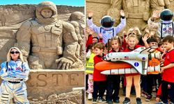 Astronotlarla buluşmanın bileti resim ve makale yarışması
