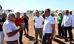 Başkan Uysal, Doğuyaka’daki yangın bölgesini inceledi