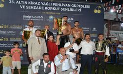Korkuteli'de başpehlivan Batmaz oldu