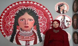 Dantel ve gelinlikler tuvalde buluştu
