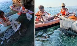 Çıralı’da ‘Proje Mavi’ ile 200 kilo mikroplastik toplandı