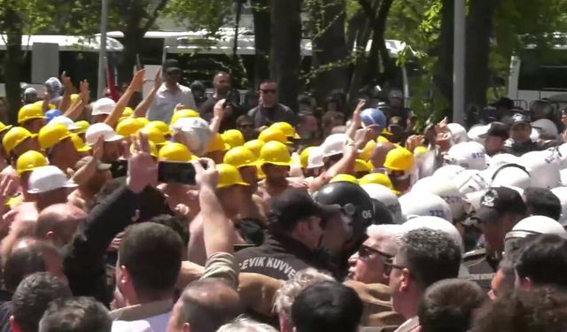 Maden işçilerine Ankara’da bir kez daha müdahale