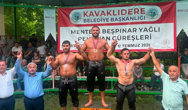 Kemer Belediye güreşçisinden birincilik başarısı