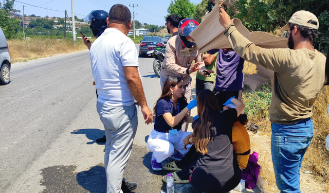 Aksu Belediyesi'nden yaralı vatandaşa ilk müdahale