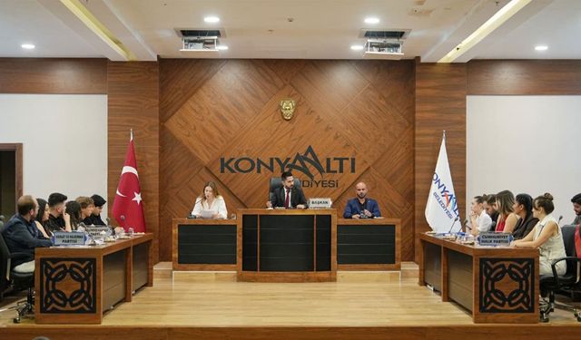 Konyaaltı'nın Gençlik Meclisi ikinci kez toplandı