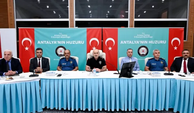 Antalya Emniyet Müdürlüğü COP31’e yönelik hazırlık toplantısı gerçekleştirdi