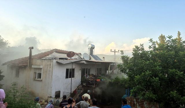 Yemek yaparken çıkan yangın 3 saatte söndürüldü