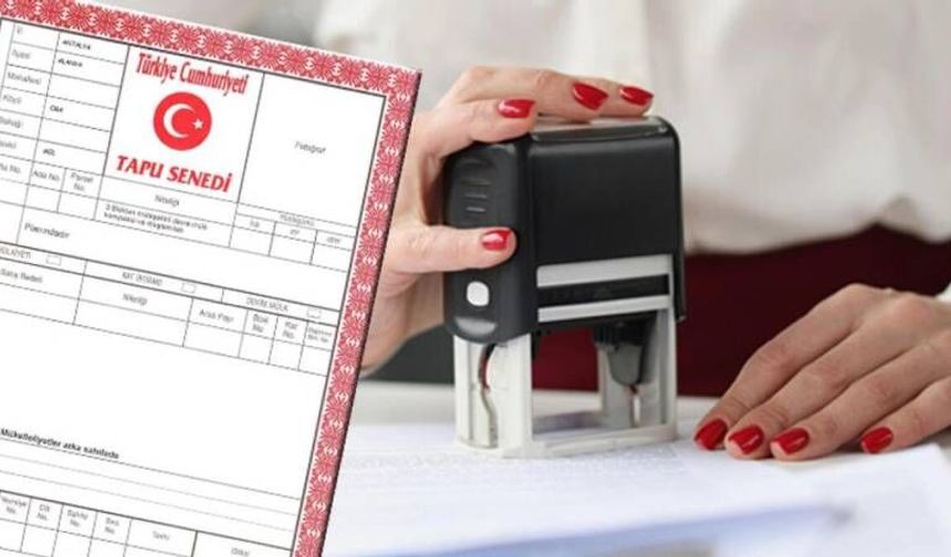 Maliye tapu avına çıktı! İsteyen değer yükseltemeyecek