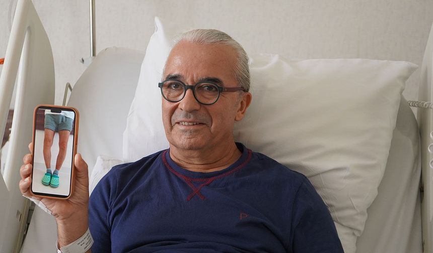 Robotik cerrahiyle iki dizine aynı anda protez takıldı