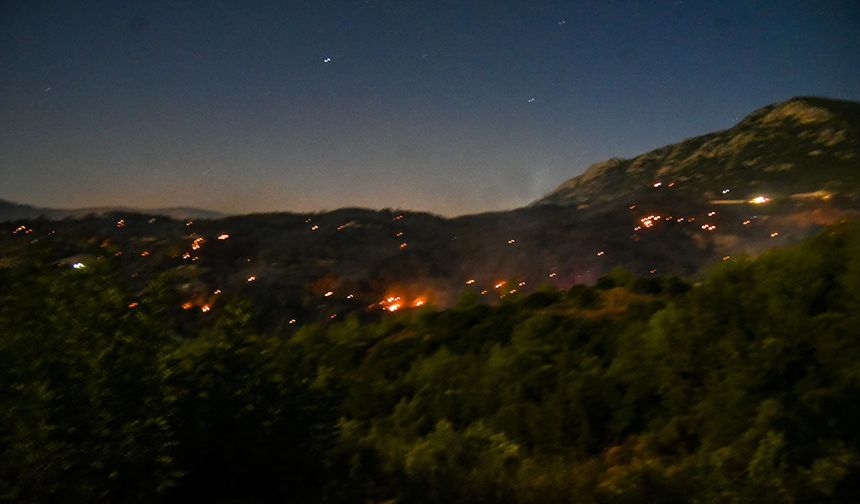 Kumluca, Kaş ve Manavgat orman yangınları kontrol altında