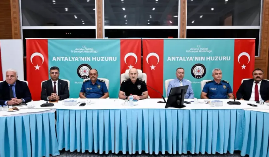 Antalya Emniyet Müdürlüğü COP31’e yönelik hazırlık toplantısı gerçekleştirdi