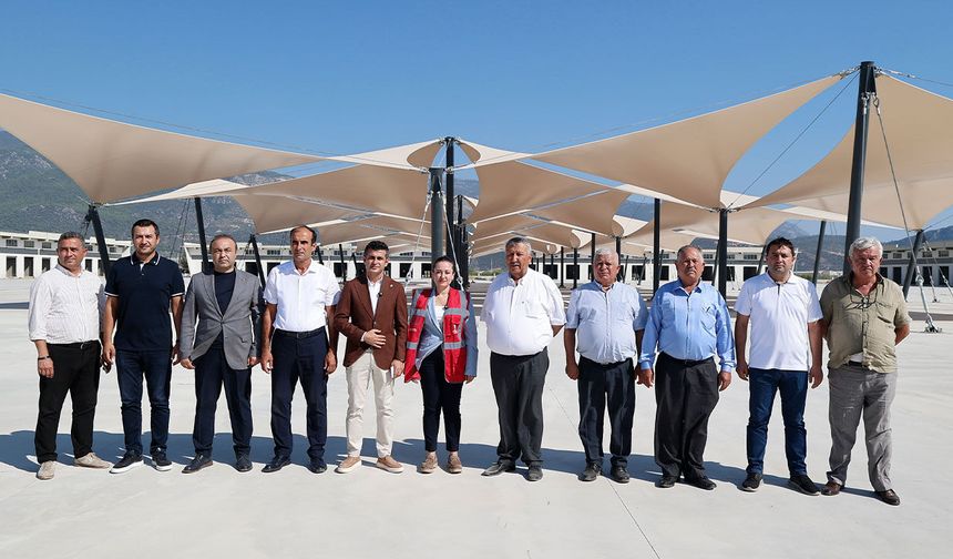 Başkan Vekili Özdemir Kaş’ta yatırımları yerinde inceledi